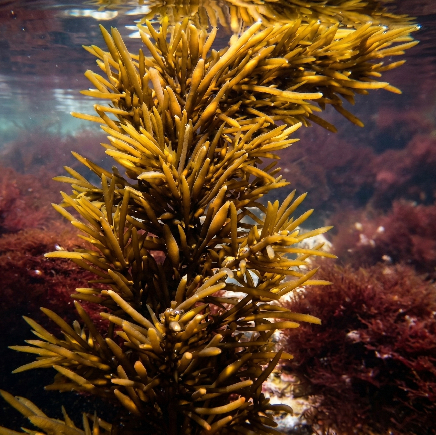 褐藻醣膠品種來源之一馬尾藻Sargassum horneri Kaikyokan